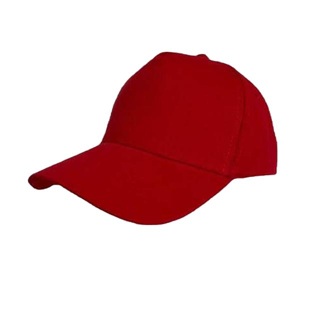 Santhome - Narva 5 Panel Heavy Brushed Cotton Cap - Red