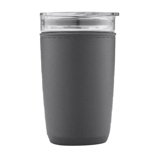 Hans Larsen - Cerra Glass Tumbler w/ Protective Sleeve - Black