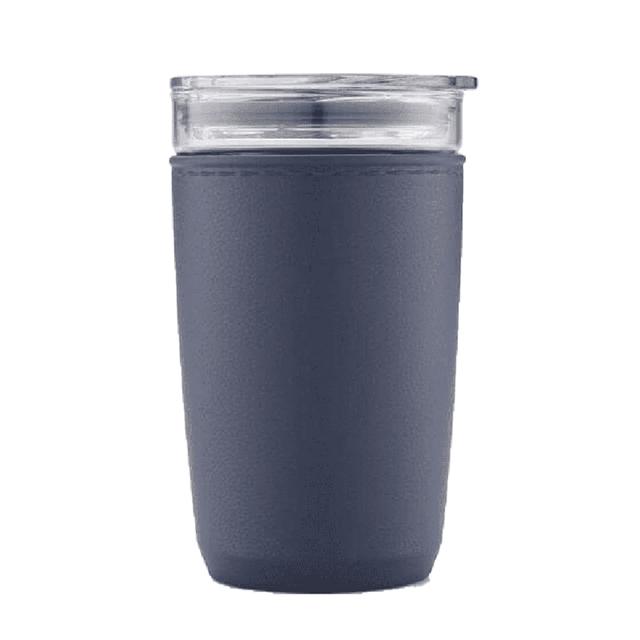 Hans Larsen - Cerra Glass Tumbler w/ Protective Sleeve - Blue