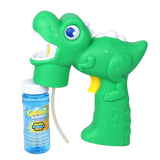 Galaxy Bubbles - Dino Bubble Shooter With 56ml Bubble Solution