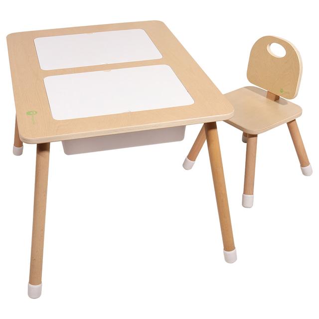 Mini Panda - Wonderwood Activity Table & Chair - Earth Essence