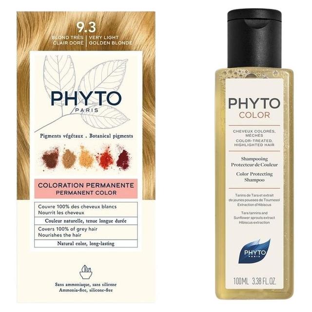 Phyto - Bogsham Hair Color 9.3 w/ Shampoo - Light Golden Blonde