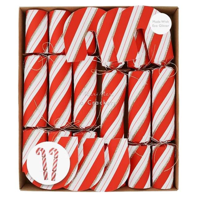 Meri Meri - Candy Cane Shape Crackers - 6pcs