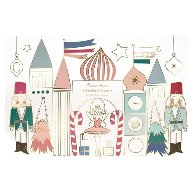 Meri Meri - Nutcracker Colouring Placemats - 8pcs