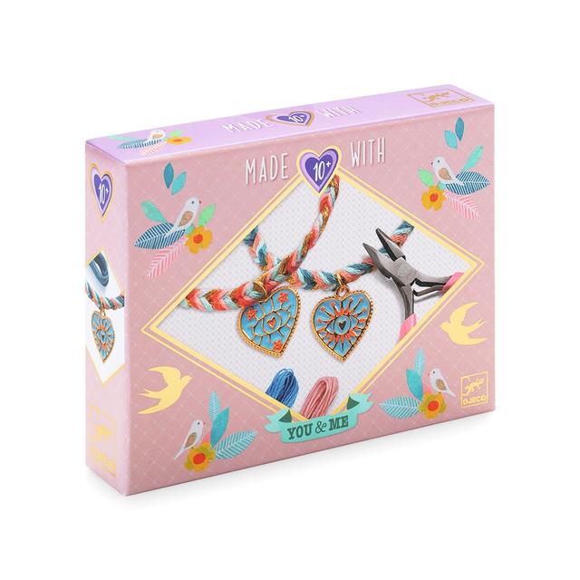 Djeco - Duo Jewels Friendship And Hearts Craft Kit