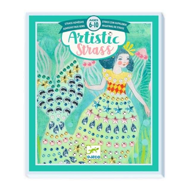 Djeco - Artistic Strass Craft Kit - Watery Waves