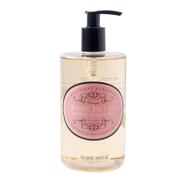 Naturally European - Hand Wash Bottle - Rose Petal - 500 ml