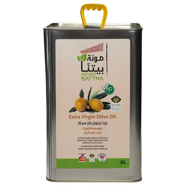 Mounit Baytna - Cold Pressed Extra Virgin Olive Oil - 8 L