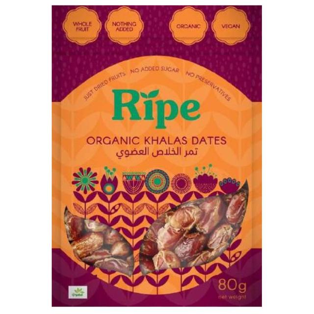 Ripe Organic - Organic Khalas Dates - 80 g