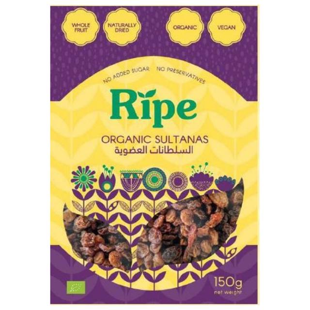 Ripe Organic - Organic Sultanas Dried Fruits - 150 g