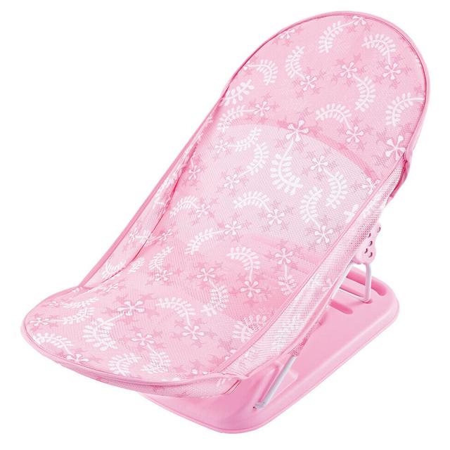 Little Angel - Baby Bather Foldable And Adjustable Chair - Pink