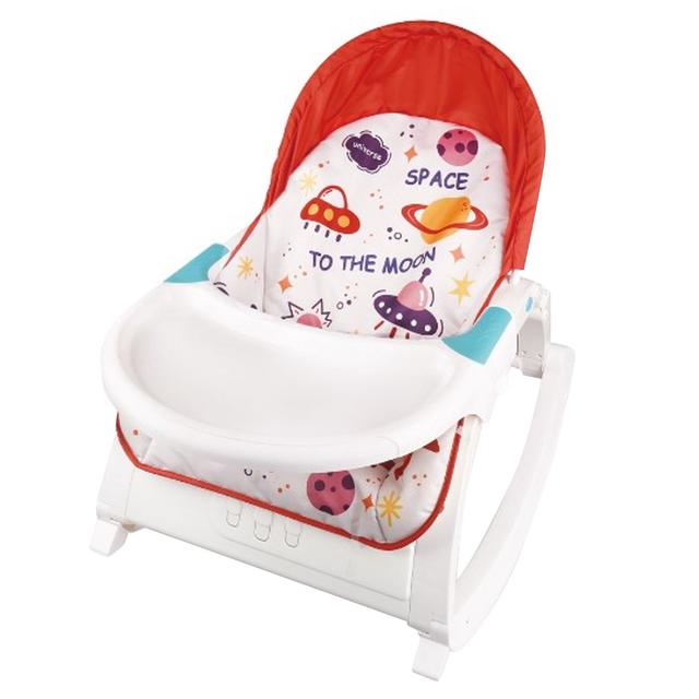 Little Angel - Baby Portable Rocker Bouncer Musical Chair - Red