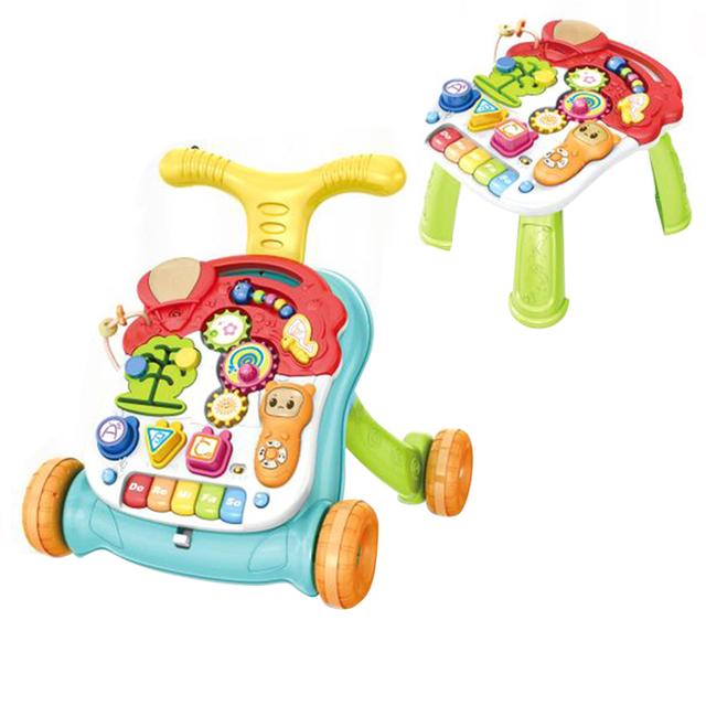 Little Angel - 2-In-1 Baby Musical Activity Walker & Table 