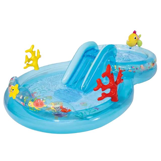 Intex - Under The Sea Play Center Inflatable Swimming Pool - Blue