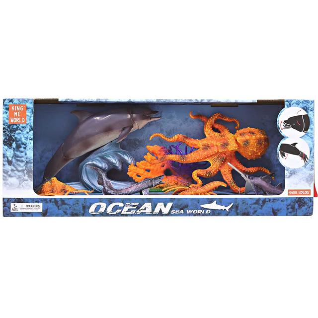 Haj - Sea Lively Dolphin And Octopus Figures