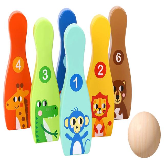 TookyToys - Jungle Bowling Set - 7pcs