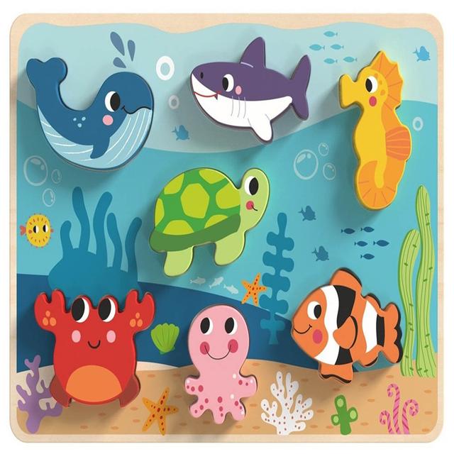 TookyToys - Marine Block Puzzle - 8pcs