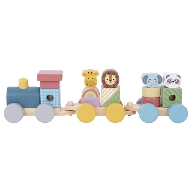 TookyToys - Animals Stacking Train Toy - 16pcs