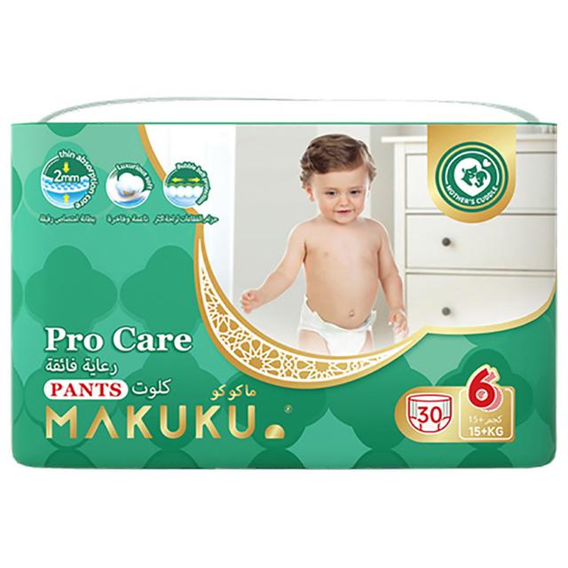 Makuku - Premium Diapers Procare Pants S6 - XXL - 15+Kg - 30pcs