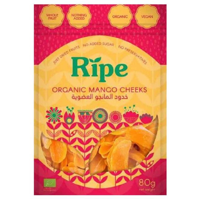 Ripe Organic - Organic Mango Cheeks Dried Fruits - 80 g