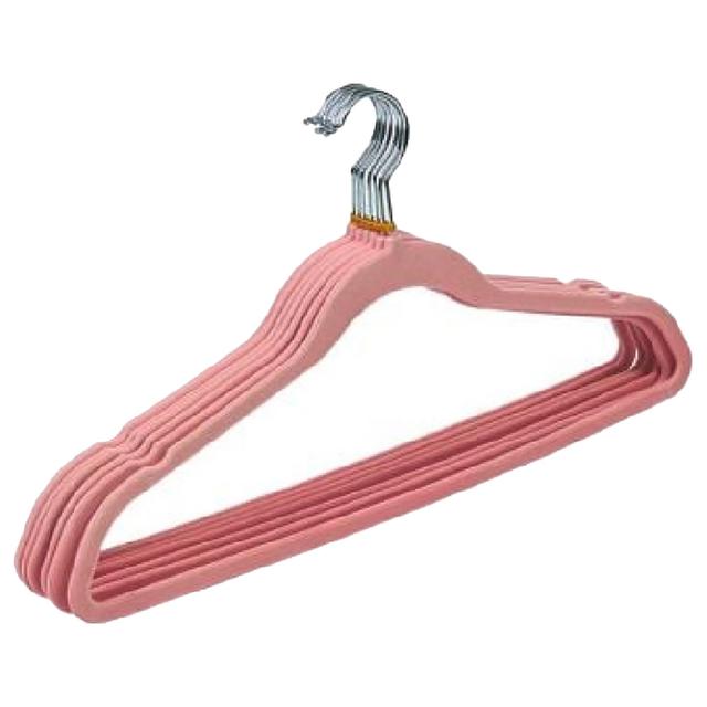 Homesmiths - Velvet Hangers - Pink - 7pcs