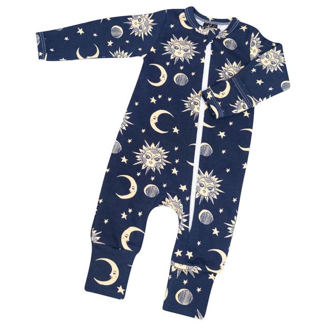 Mjolk - Sleep And Play Sleepsuit - Sun And Moon