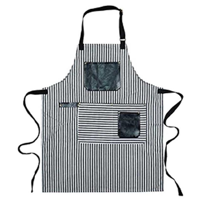 Homesmiths - Stripe Apron - Black