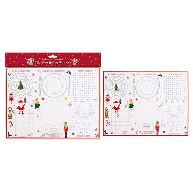 Rsw - Santa & The Nutcracker Activity Placemats