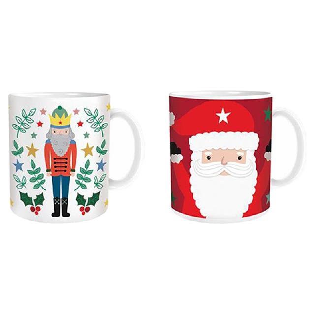 Rsw - Santa & The Nutcracker Mug - Style May Vary