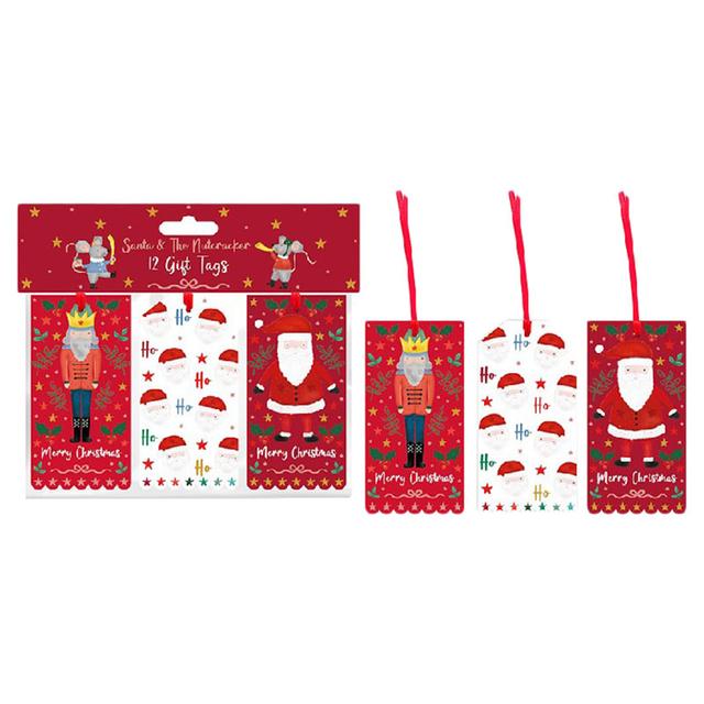 Rsw - Santa & The Nutcracker Tag - 12pcs