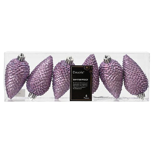 Kaemingk - Pinecone Shatterproof - Crystal Lilac