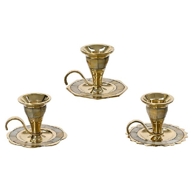 Kaemingk - Candleholder Brass - Style May Vary