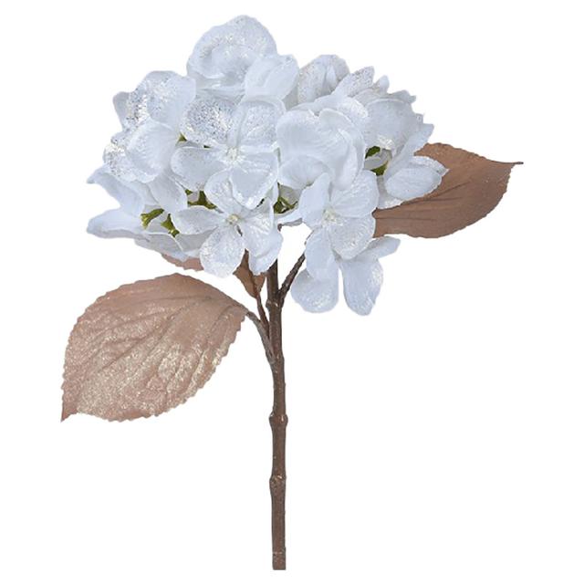 Kaemingk - Polyester Hydrangea On Stem - White