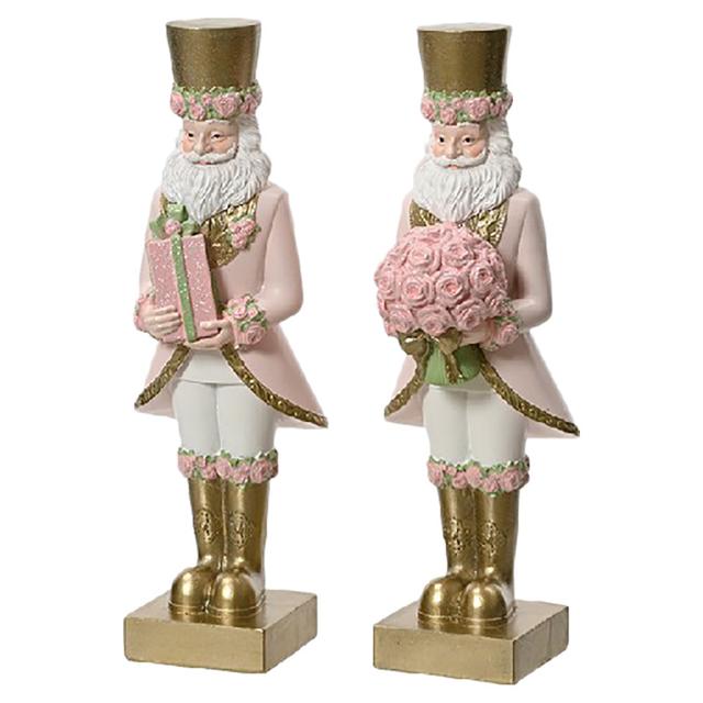 Kaemingk - Polyresin Santa Flowers - Style May Vary