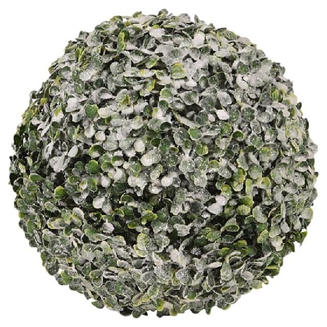 Kaemingk - Boxwood Ball Finish Frosted - 26 cm