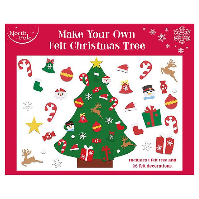 North Pole - Make Your Own Felt Christmas Tree - 70 X 96 cm