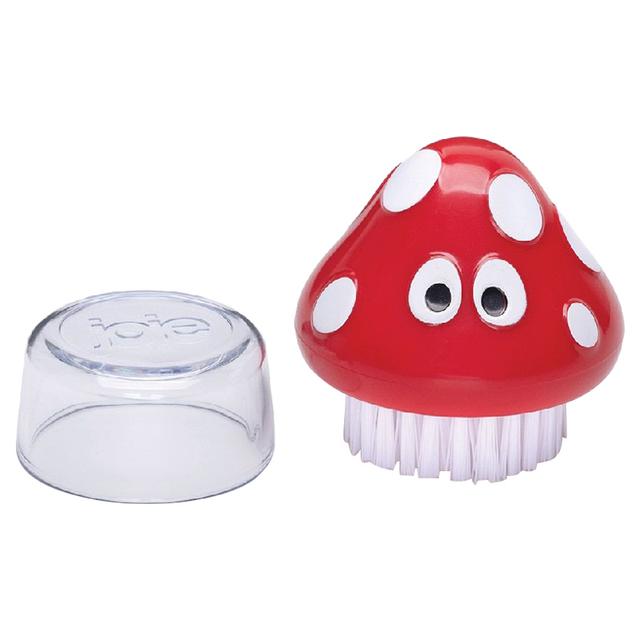 Joie - Shroom Groom Mushroom Brush - Red