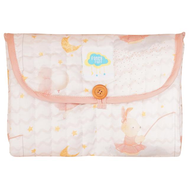 Fancy Fluff - Organic Cotton On-The-Go Changing Mat - Day Dream 