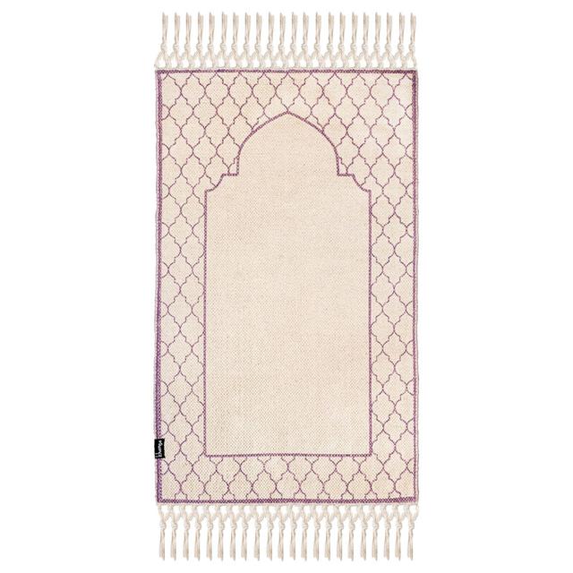 Khamsa - Classic Kids Muslim Prayer Mat - Mauv - 55x110cm