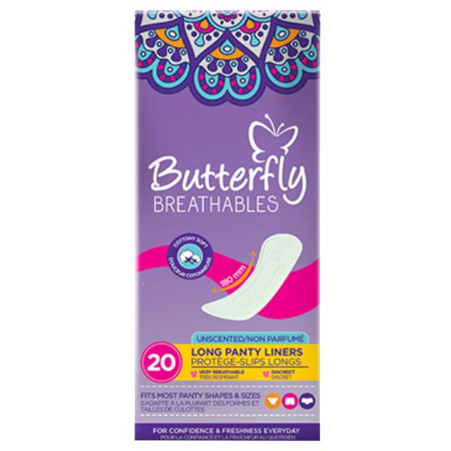 Butterfly - Long Panty Liners - 20pcs