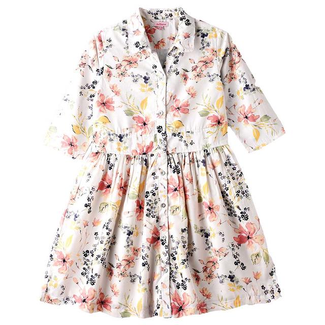 Jelliene - Tween Trends Effortless Floral Crush Dress