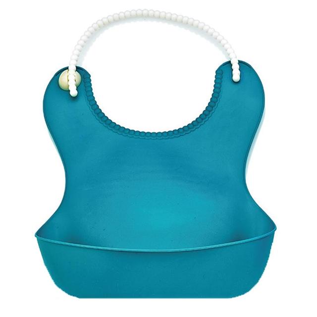 Babyjem - Baby Plastic Bib - Blue Green