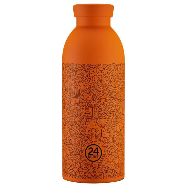 24 Bottles - Clima Fra! Stainless Steel Bottle - Orange - 500 ml