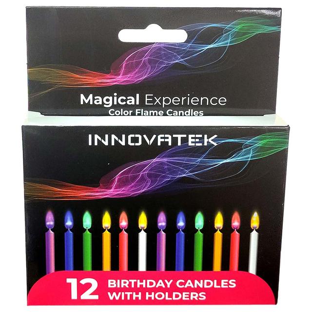 Innovatek - Colorful Flame Candles - 12pcs