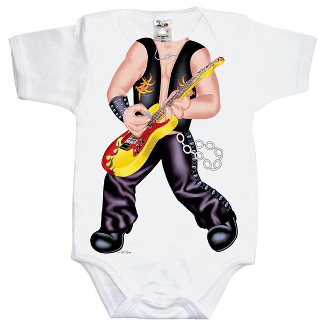 Just Add A Kid - Rock Star Printed Romper