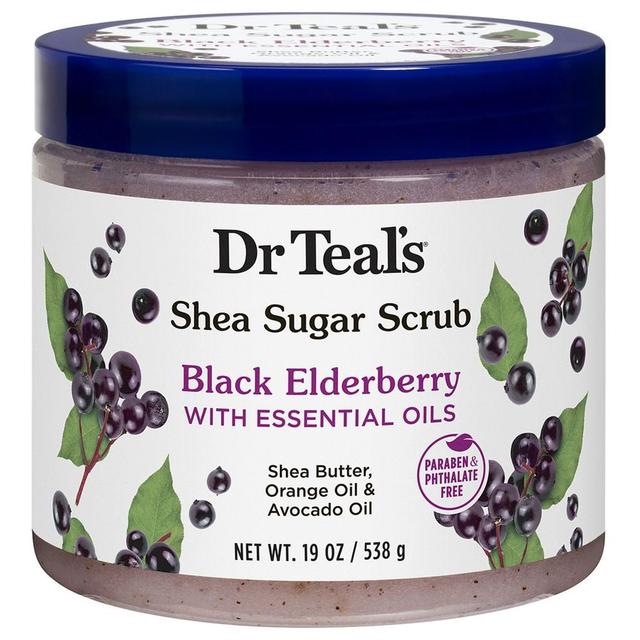 Dr Teal's - Shea Sugar Body Scrub Black Elderberry - 538g