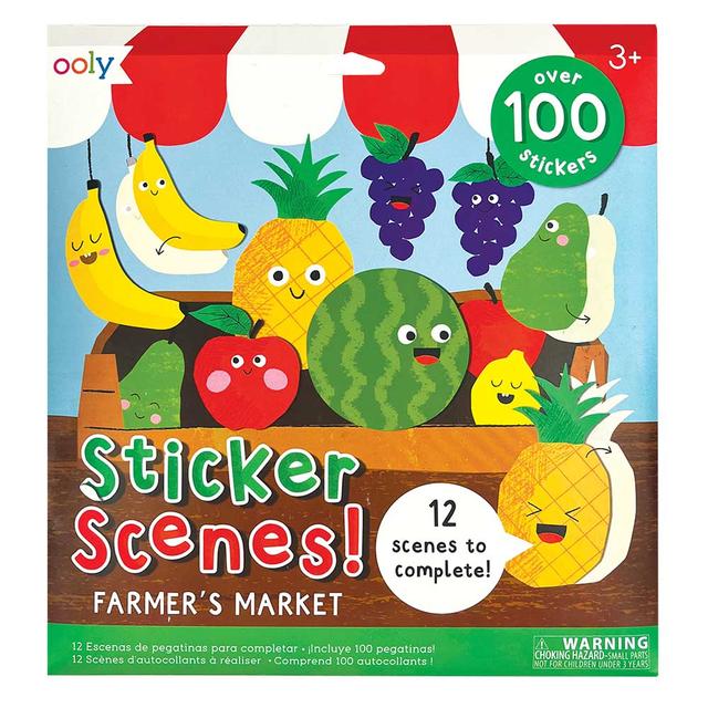 Ooly - Sticker Scenes - Farmer's Market