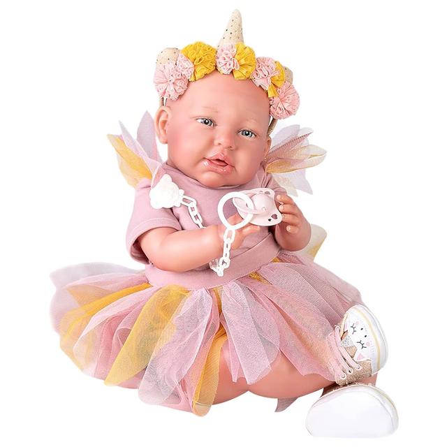 Antonio Juan - My First Reborn Daniela Fairy Doll With Headband