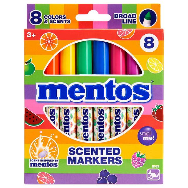 Kangaru - Mentos Scented Broadline Markers - 8pcs