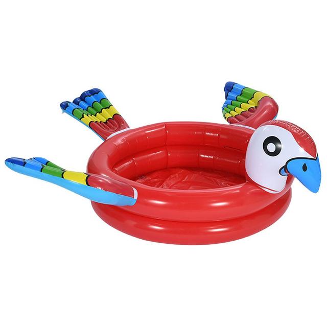 Buddiez - Kids Inflatable Tub - Parrot - Red